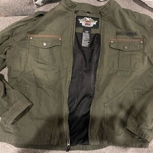 Harley-Davidson Olive Military Jacket